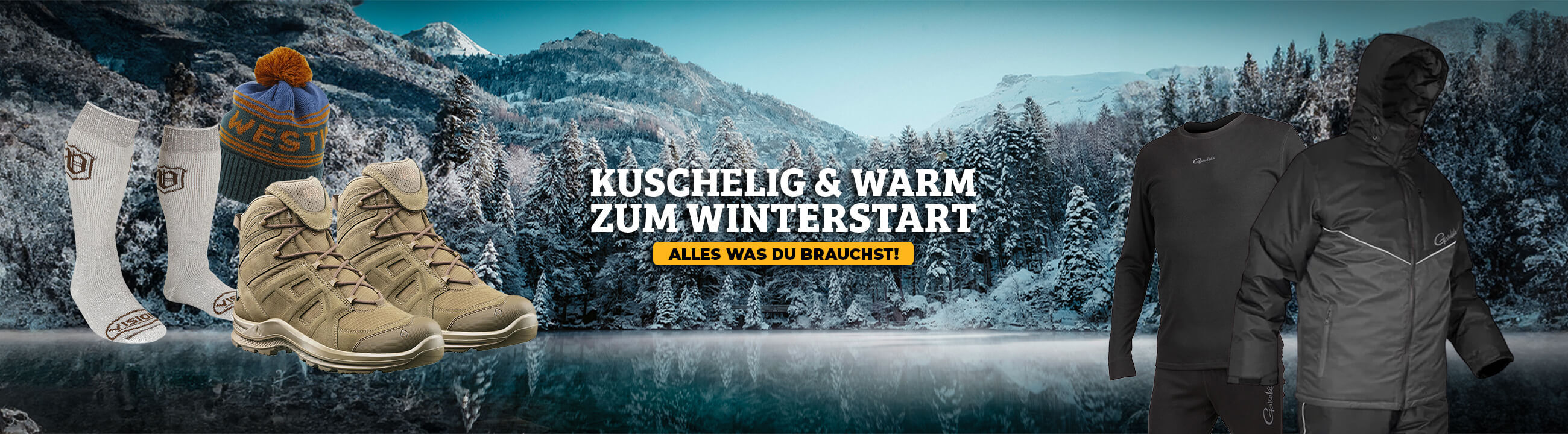 Winterkleidung Collection Banner
