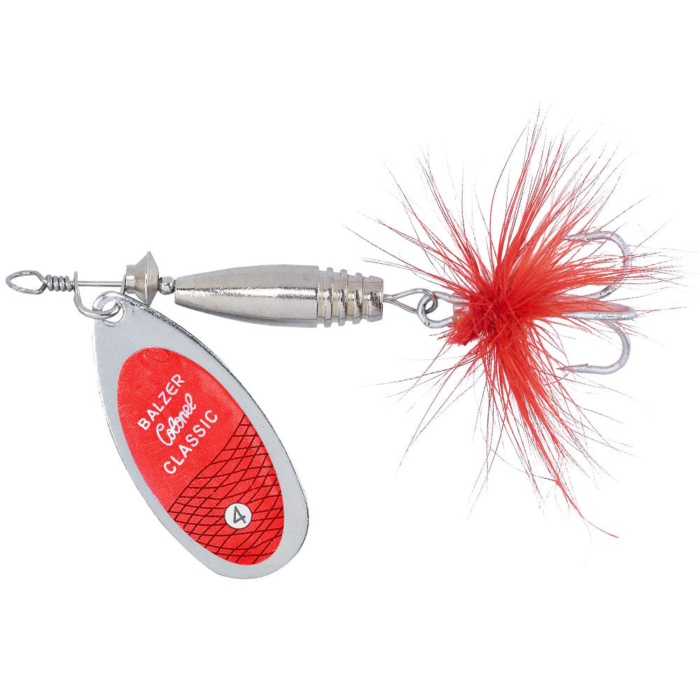 Balzer Colonel Classic Spinner Gr 1 3 g Rot Glitter