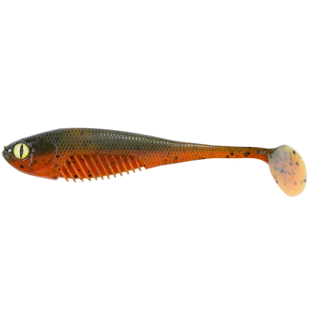 Balzer Shirasu Street Punker 6 cm Green Pumpkin Amber Red
