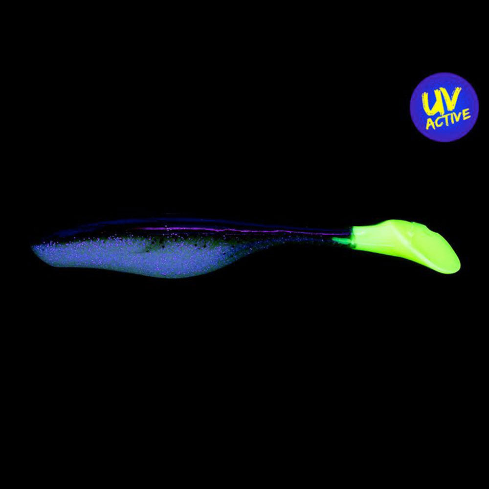 Bass Assassin Sea Shad 6 15,2 cm Beispiel UV Aktivität 