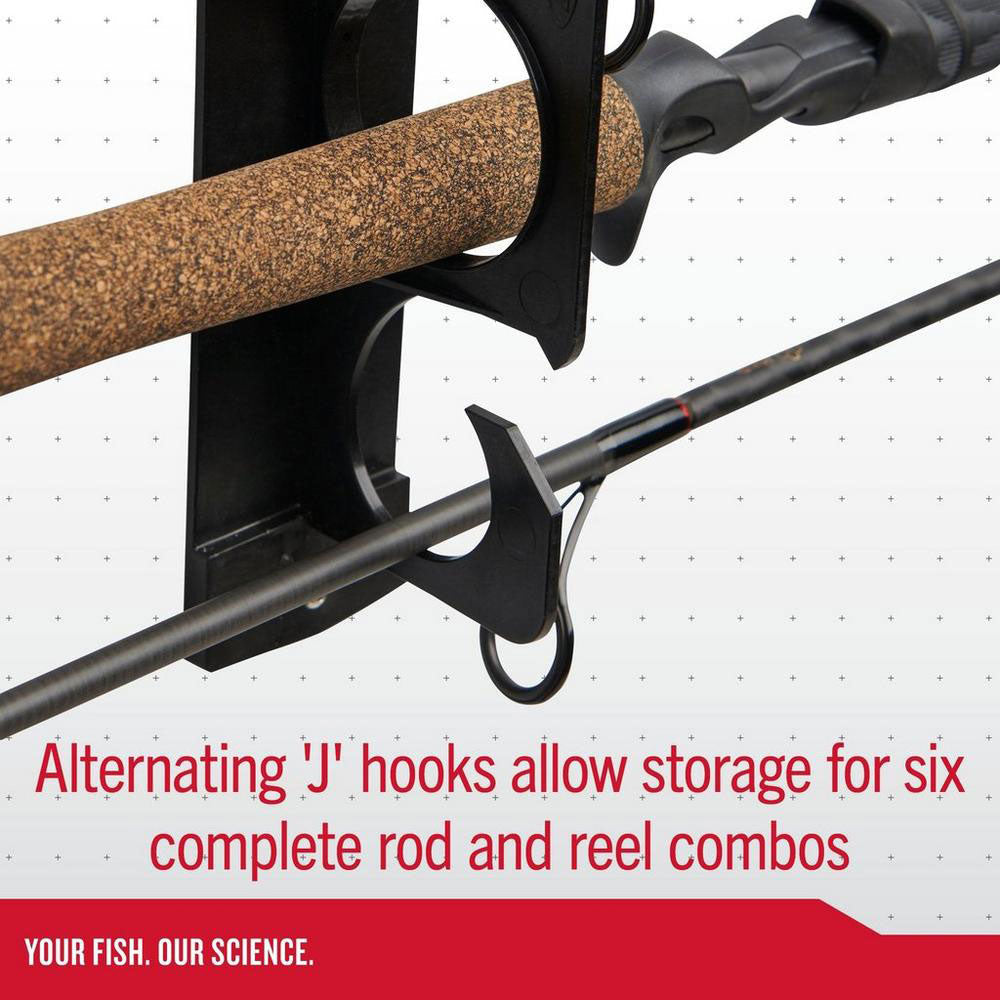 Berkley Wall and Ceiling 6 Rod Combo Rack