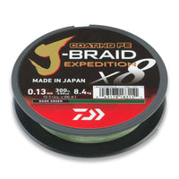 Bewertung von Kevin für das Produkt J-Braid Expedition X8 / 150 m Dark Green / 0.10 mm / 6.9 kg