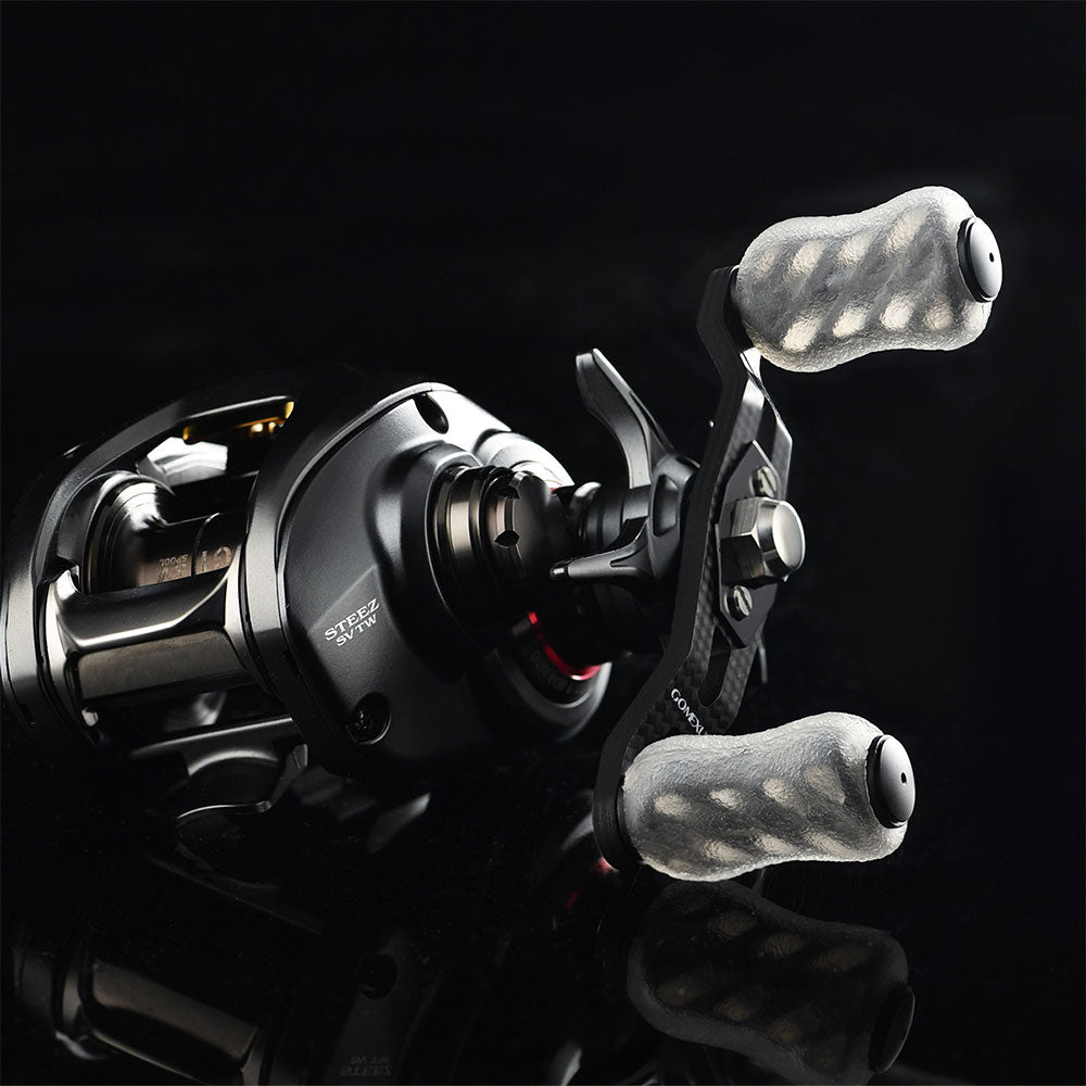Gomexus Crank Carbon Handle 95 mm TPE Finesse Knobs Black Handle Hole 7x4 mm