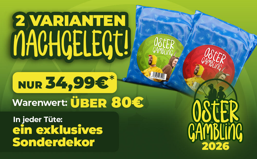 Die Hecht & Barsch Überraschungstüten zu Ostern mit Warenwerten bis 500 €.
