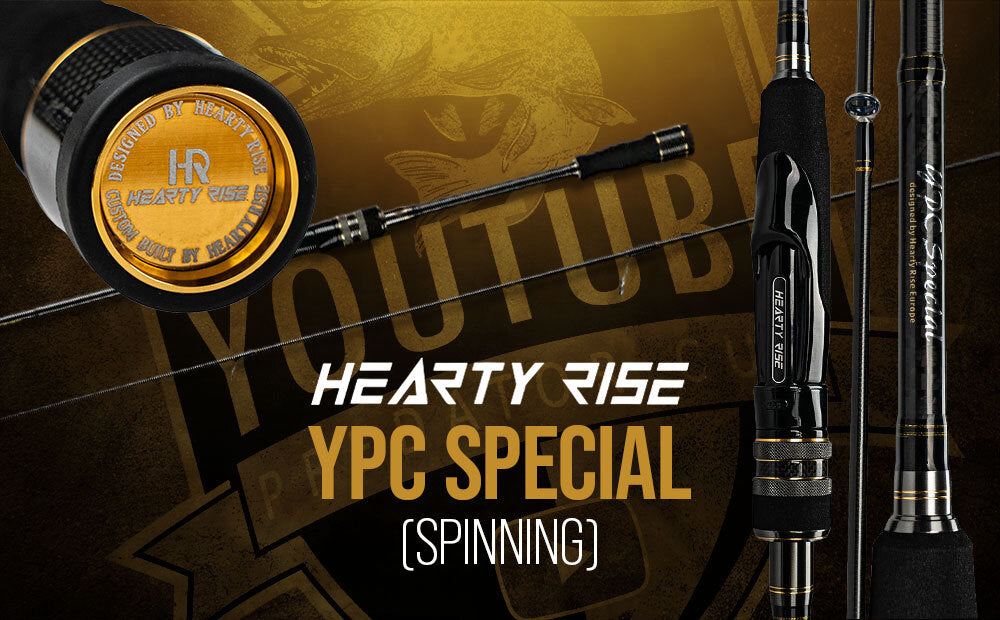 Limitierte Hearty Rise Premium-Rute zu Ehren des YPC, ideal zum Barschangeln. 