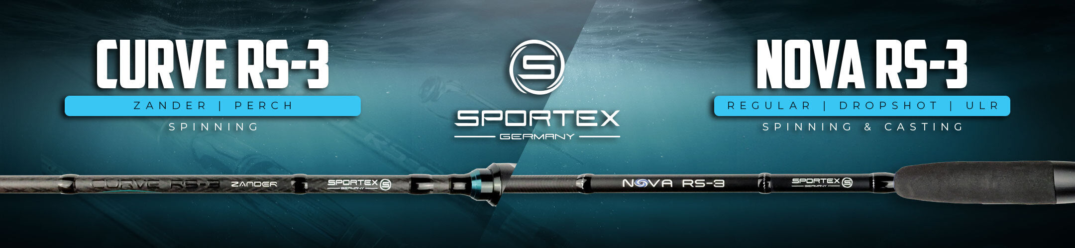 Neue Ruten von Sportex: Die Curve und Nova Serie.