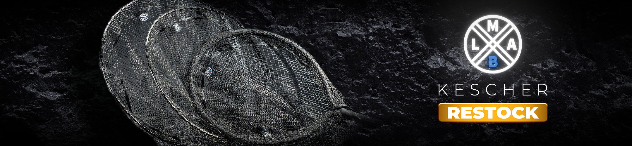 Alle LMAB Kescher, vom schwimmenden Kescher zum Watangeln bis hin zum Hechtkescher, wieder verfügbar.