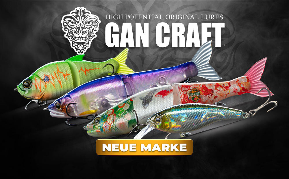 Premium-Köder zum Raubfischangeln von dem Hersteller Gan Craft aus Japan.