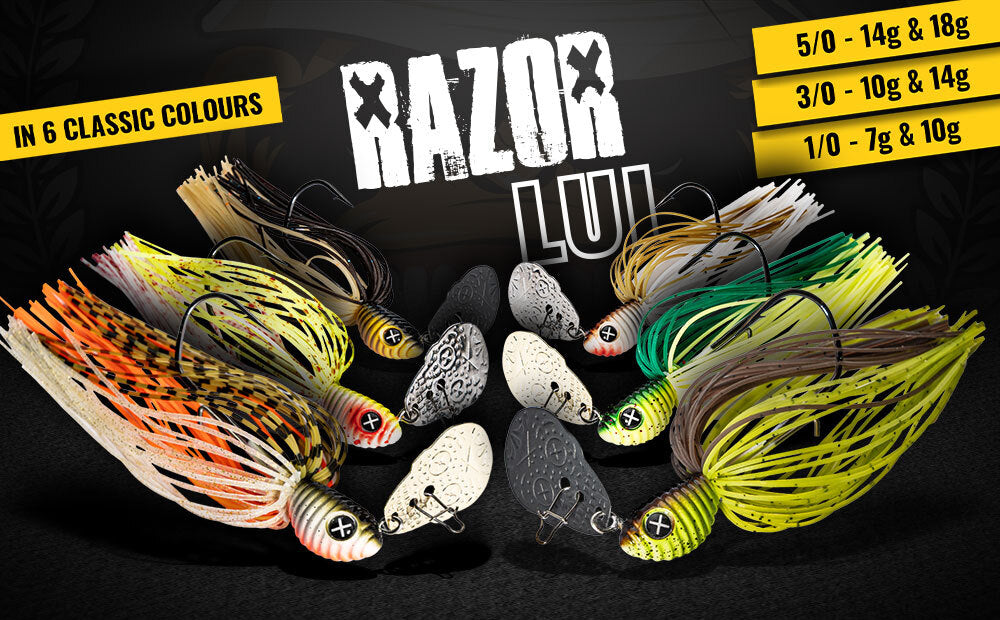 Der Razor Lui ist der erste Bladed Jig von Monkey Lures.