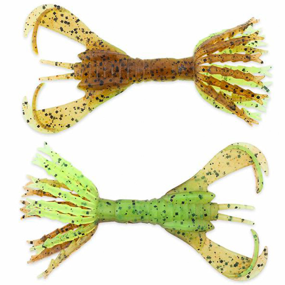 Keitech Hyper Spider 3,2 8 cm Green Pumpkin Chartreuse