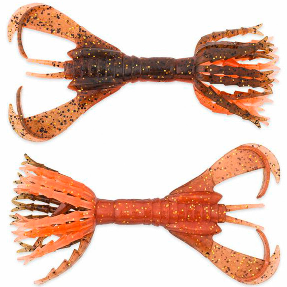 Keitech Hyper Spider 3,2 8 cm Green Pumpkin Orange Gold