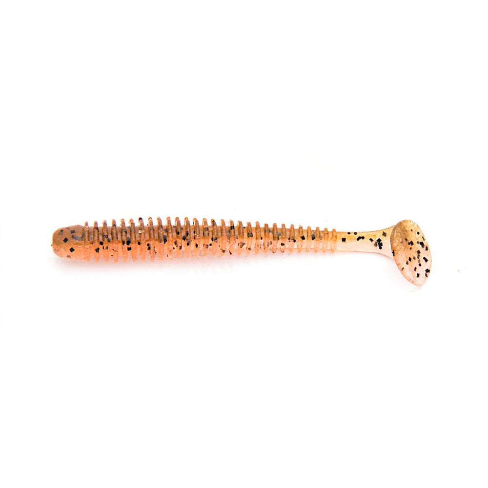 Keitech Swing Impact 2,5 6,5 cm Green Pumpkin Fire