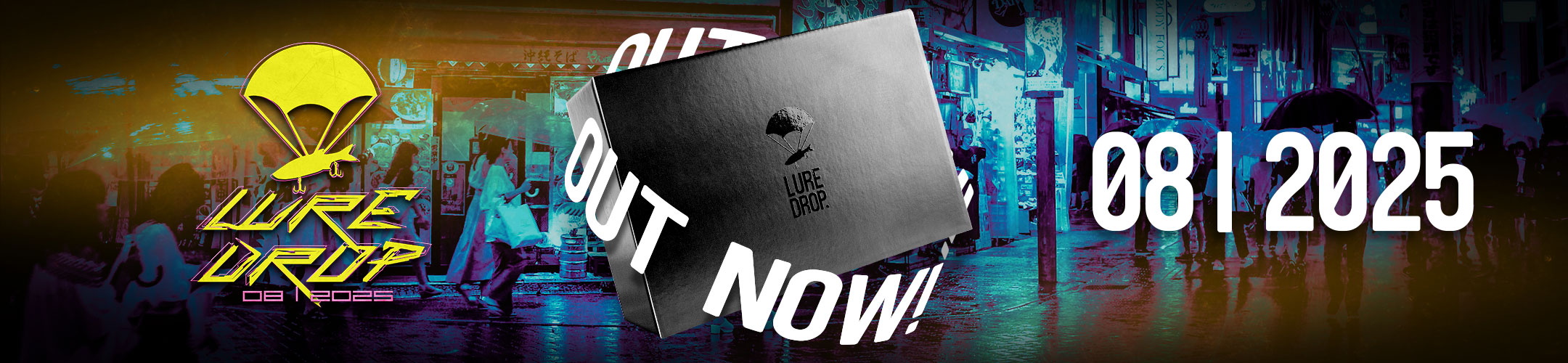 Die besten Raubfischköder als Überraschung jeden Monat neu in der LURE DROP Angelbox.