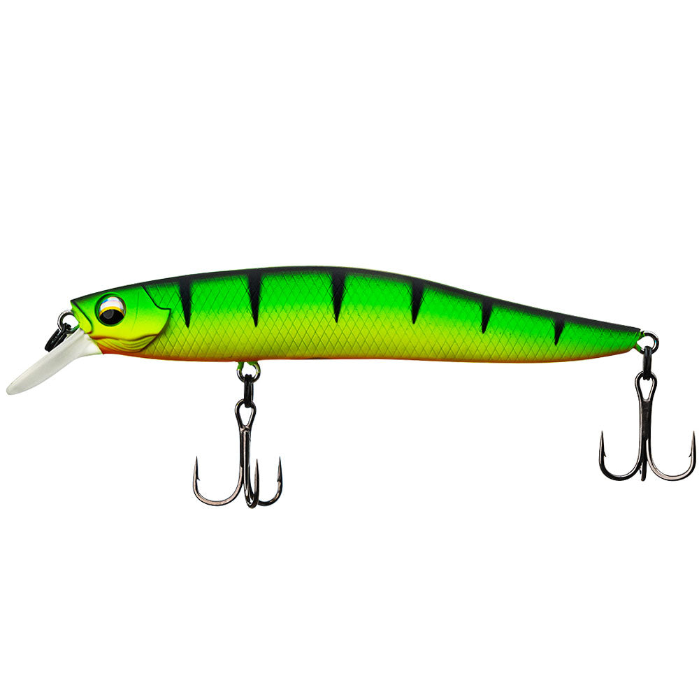 LMAB KOFI Flash Vibe 9,8 cm Shallow Runner Floating und Medium Runner Supsending in Fire Tiger Mat
