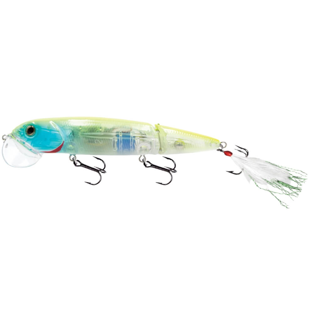 Livingston Lures Walking Boss II Chartreuse Blue Shiner