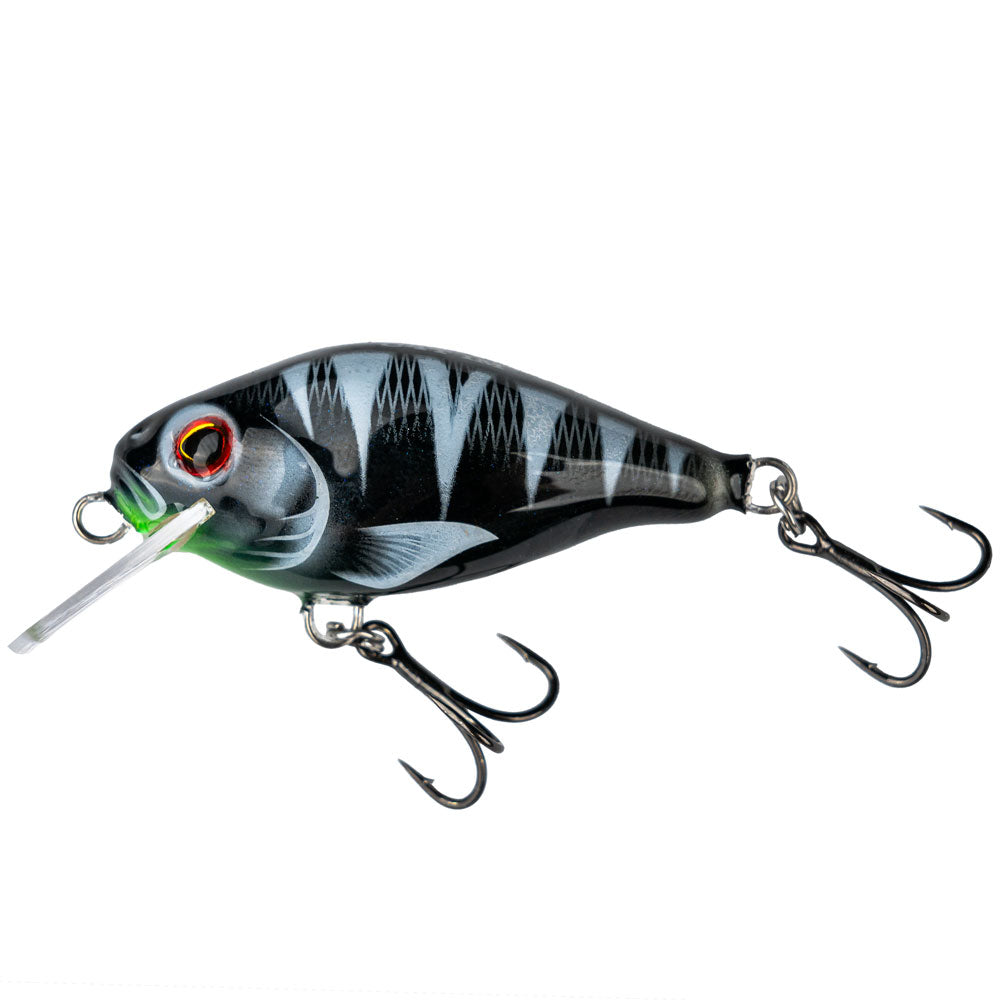 Hybrida Wobbler C4 T Crankbait Shallow Runner Flachlaeufer Black Tiger HB Edition
