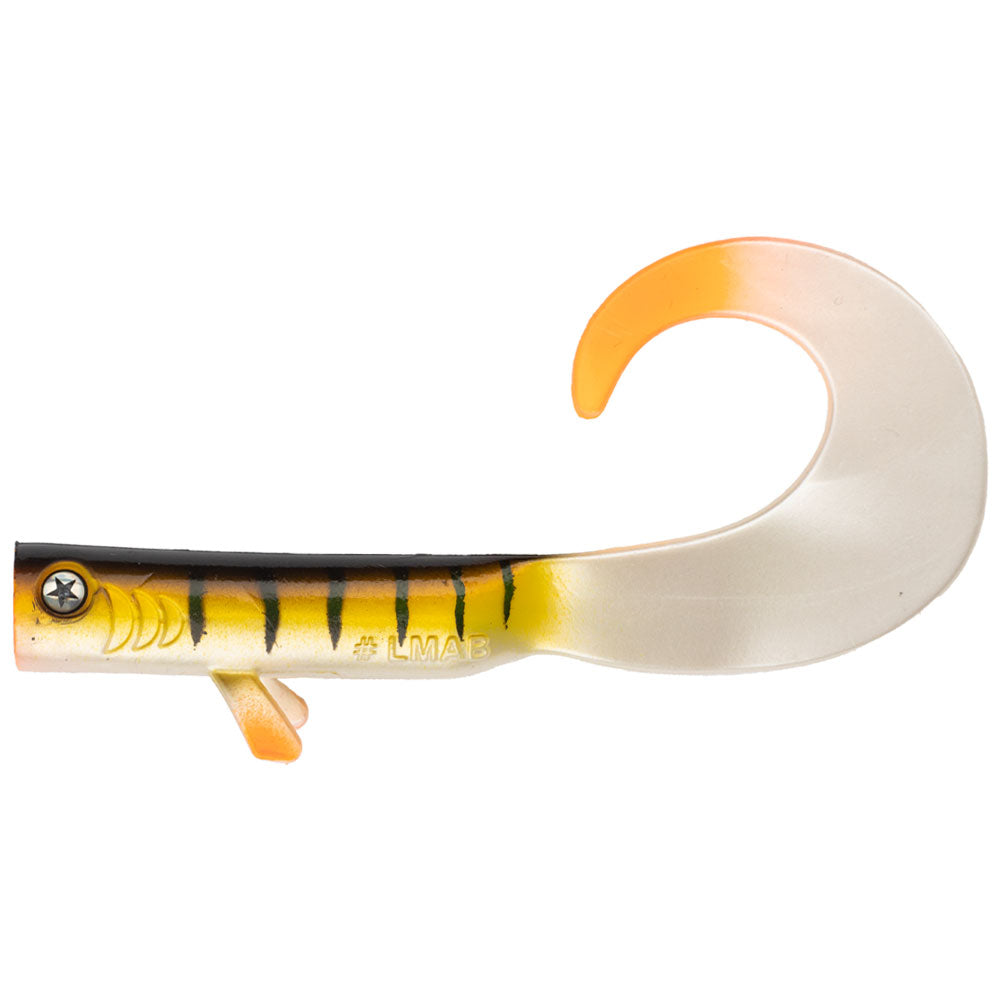 Hecht Barsch Lure Drop Exklusive Produkte LMAB Drunktwister 12 cm Real Perch