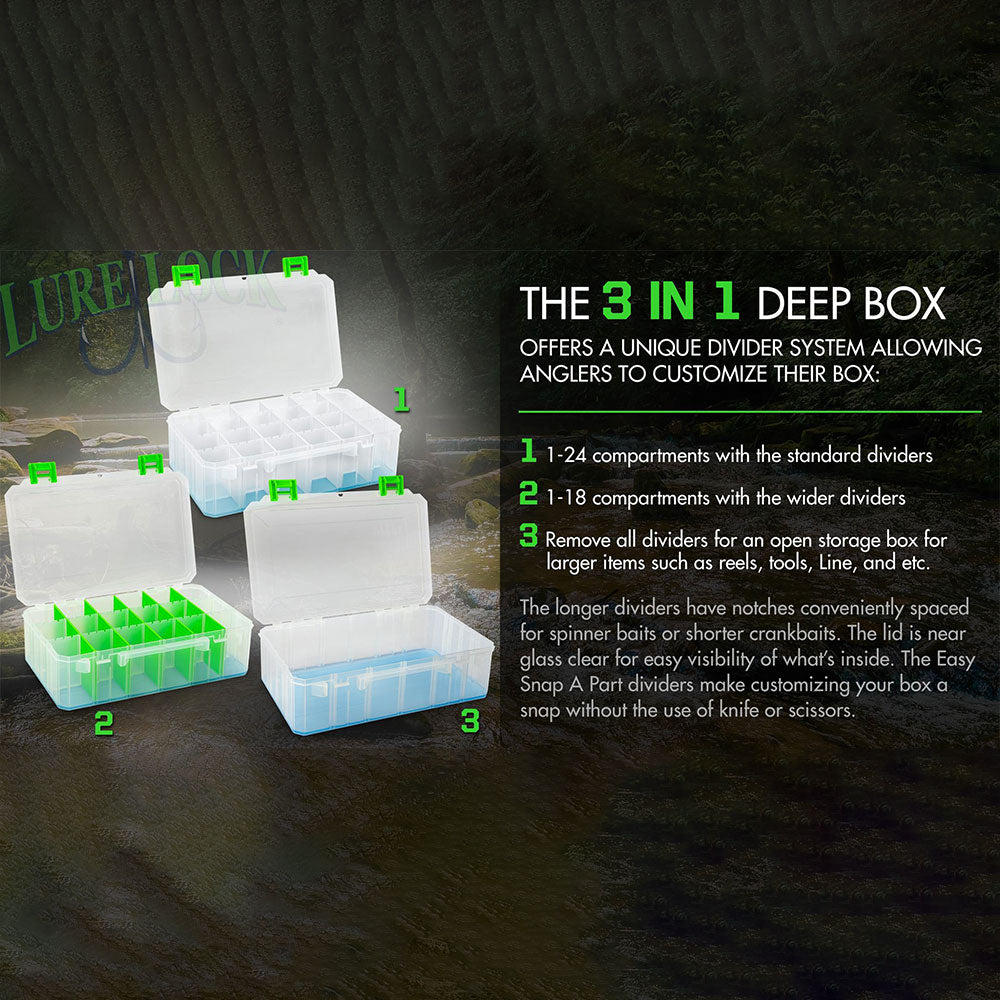 Lure Lock 3 in 1 Deep Box Large Tak Logic Liner