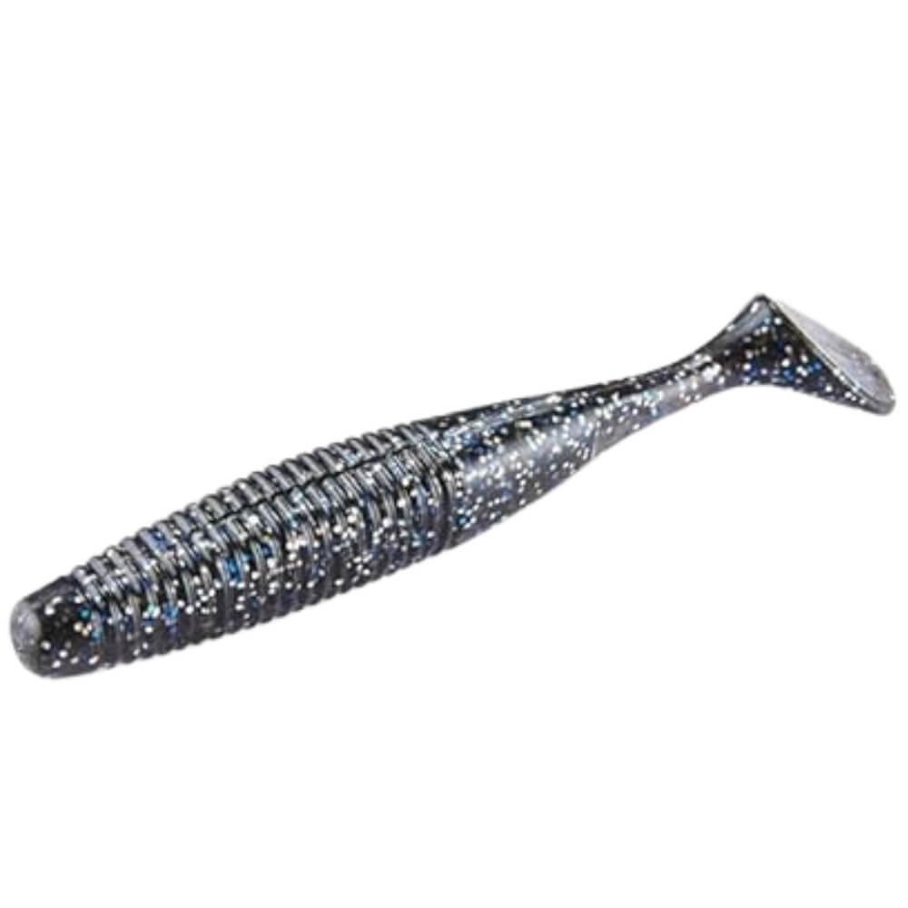 Lurefans Paddle Tail 3,0" #14 Schwarzglitter