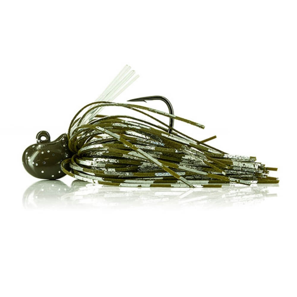 Molix Nano Jig 9g Green Pumpkin Flash