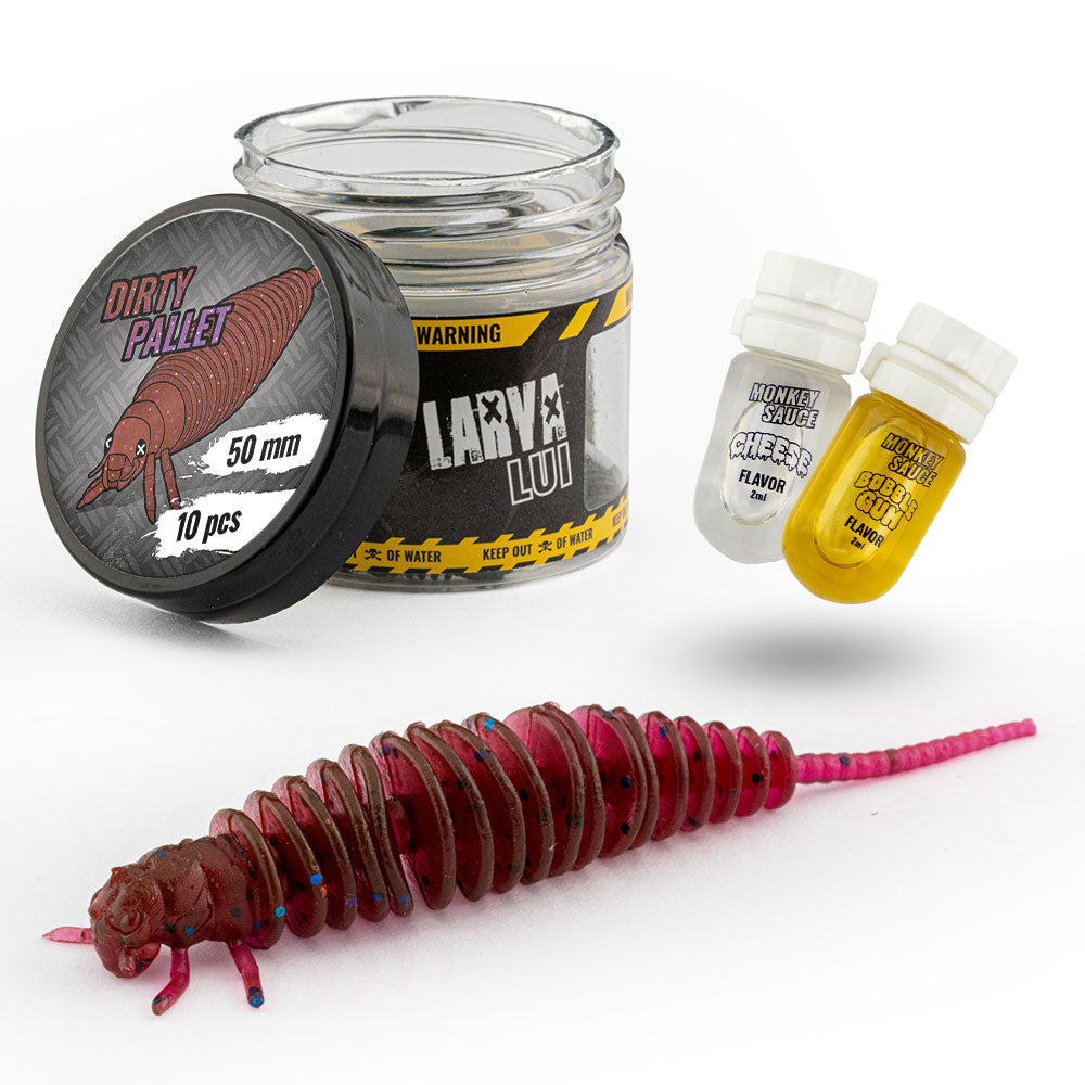 Monkey Lures Larva Lui 50 mm Dirty Pallet