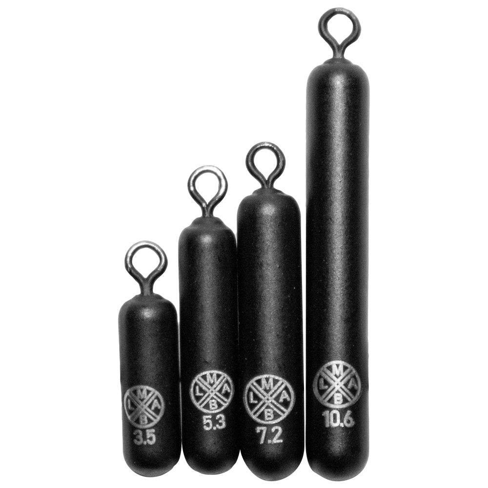 LMAB Tungsten Round Eye Stick Matt Black 