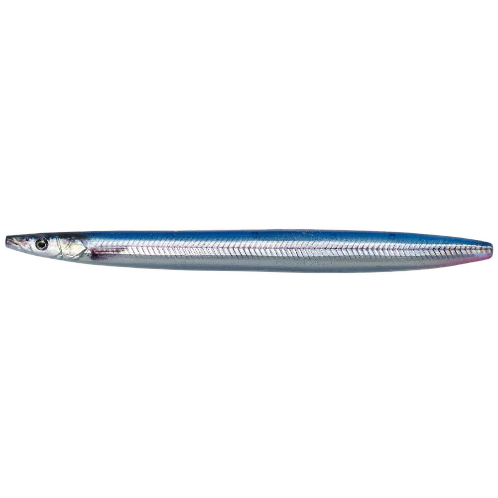 Savage Gear 3D Line Thru Sandeel in Blue Silver und 8,5 cm 11 g, 11 cm 15 g, 12,5 cm 19 g
