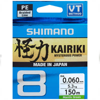 Bewertung von Mirko für das Produkt Kairiki 8 | 150 m Mantis Green / 0.06 mm / 5.3 kg