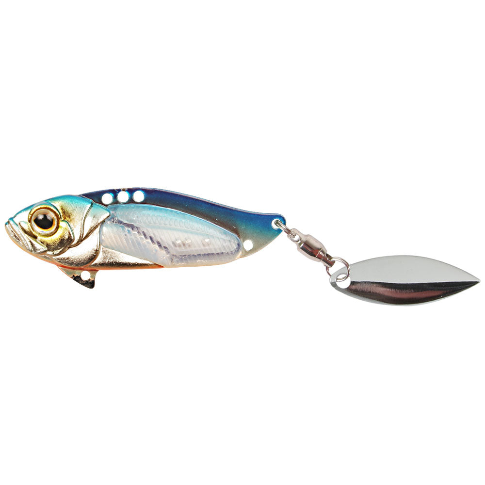 Strike Pro Astro Vibe UV Willow Blade 5,5 cm 17 g Blue Silver OB