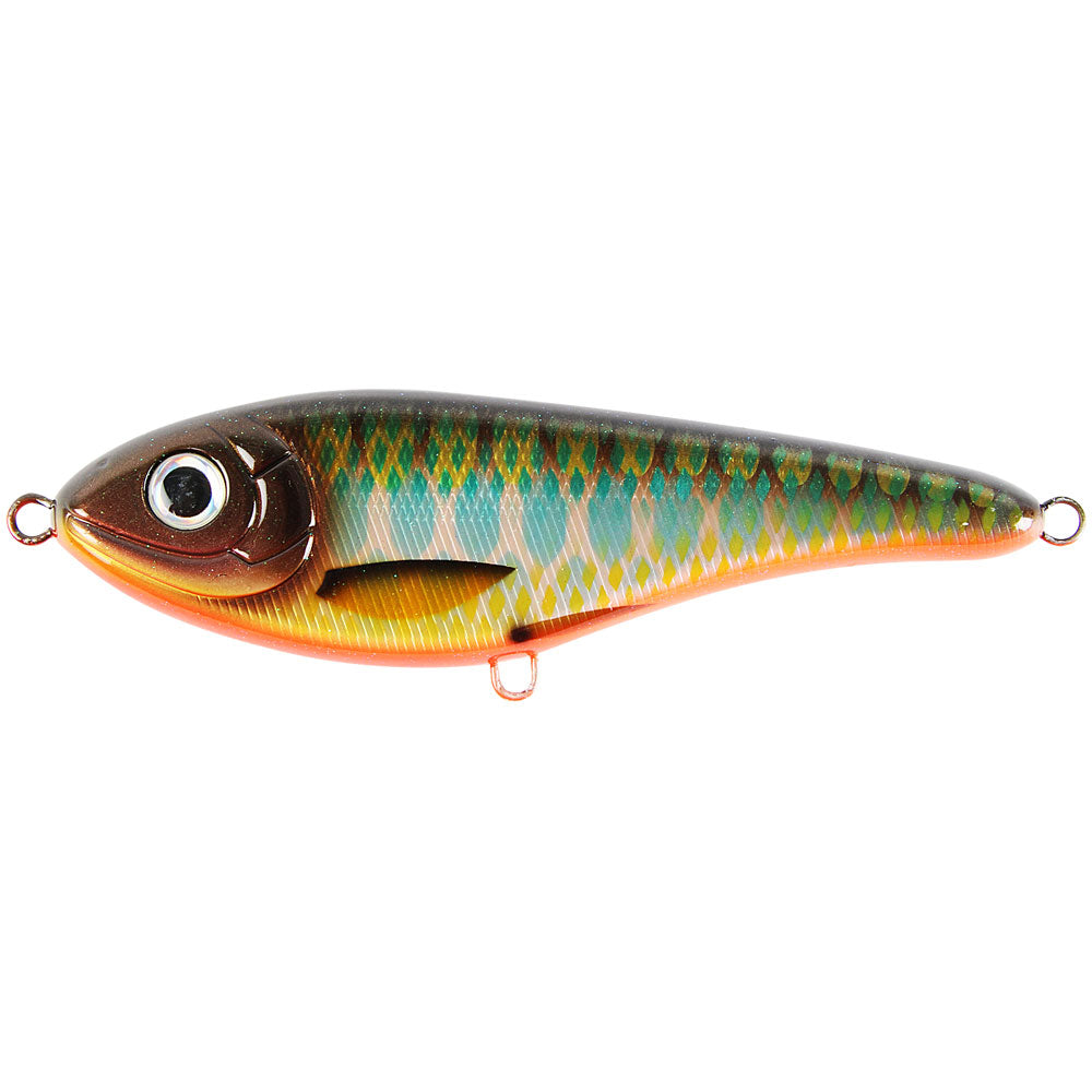 Strike Pro Buster Jerk 15 cm Shallow Green