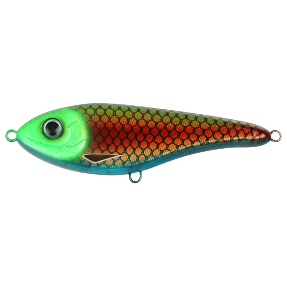 Strike Pro Buster Jerk 15 cm Shallow Green Mean