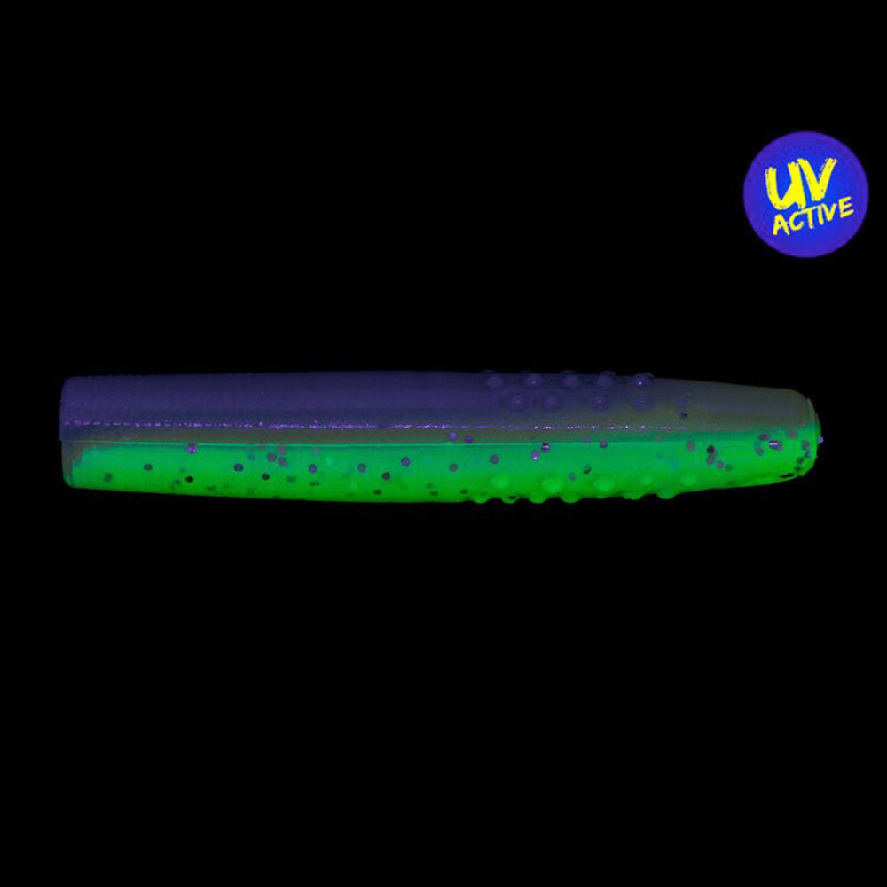 Z-Man Micro TRD 1,75" 4,5cm Electric Chicken unter UV-Licht