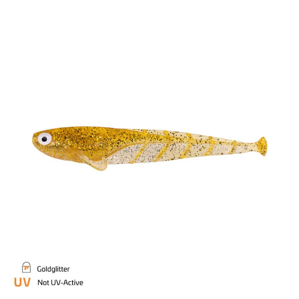 Zeck Quappie 8 cm / 10 cm / 12 cm / 15 cm / 18 cm / Goldglitter