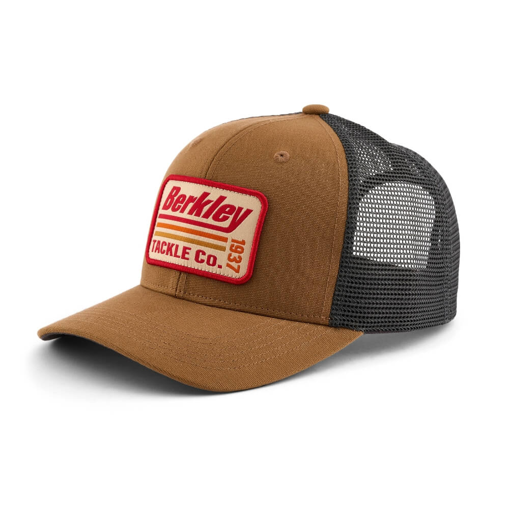 Berkley Striper Trucker Cap (Brown Charcoal)