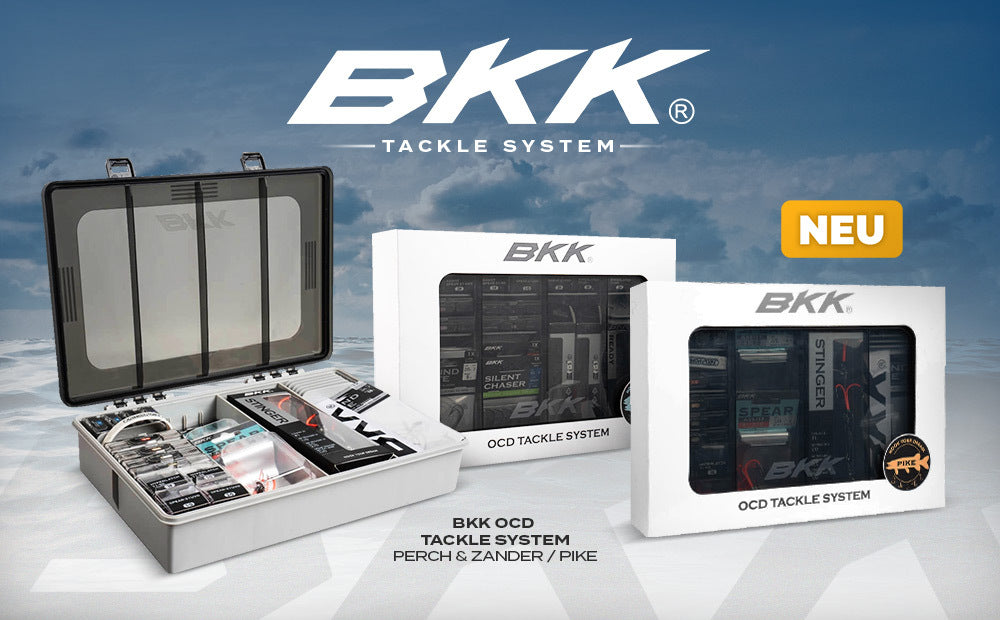 Neue gefüllte BKK Boxen mit Haken und Systemen für Barsch, Hecht & Zander.
