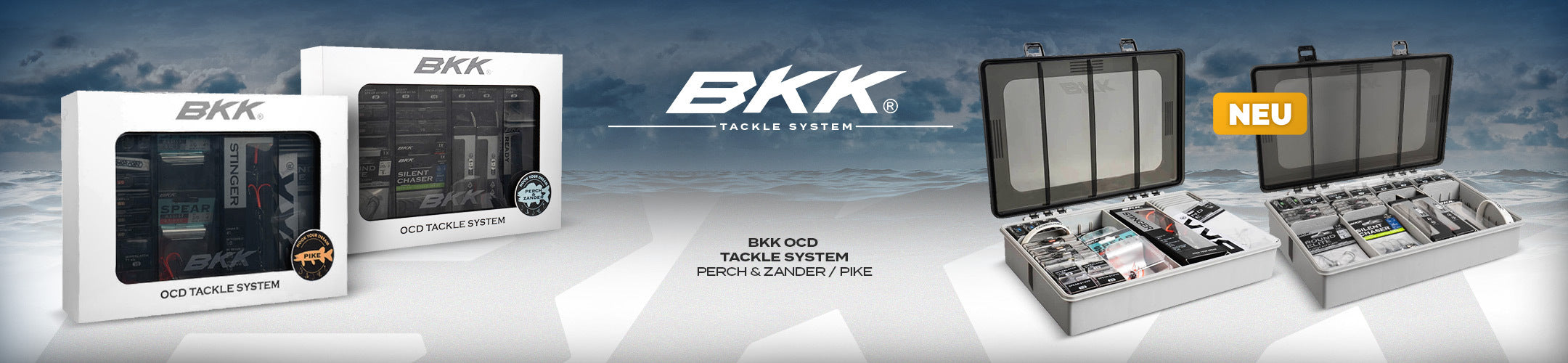 Neue gefüllte BKK Boxen mit Haken und Systemen für Barsch, Hecht & Zander.