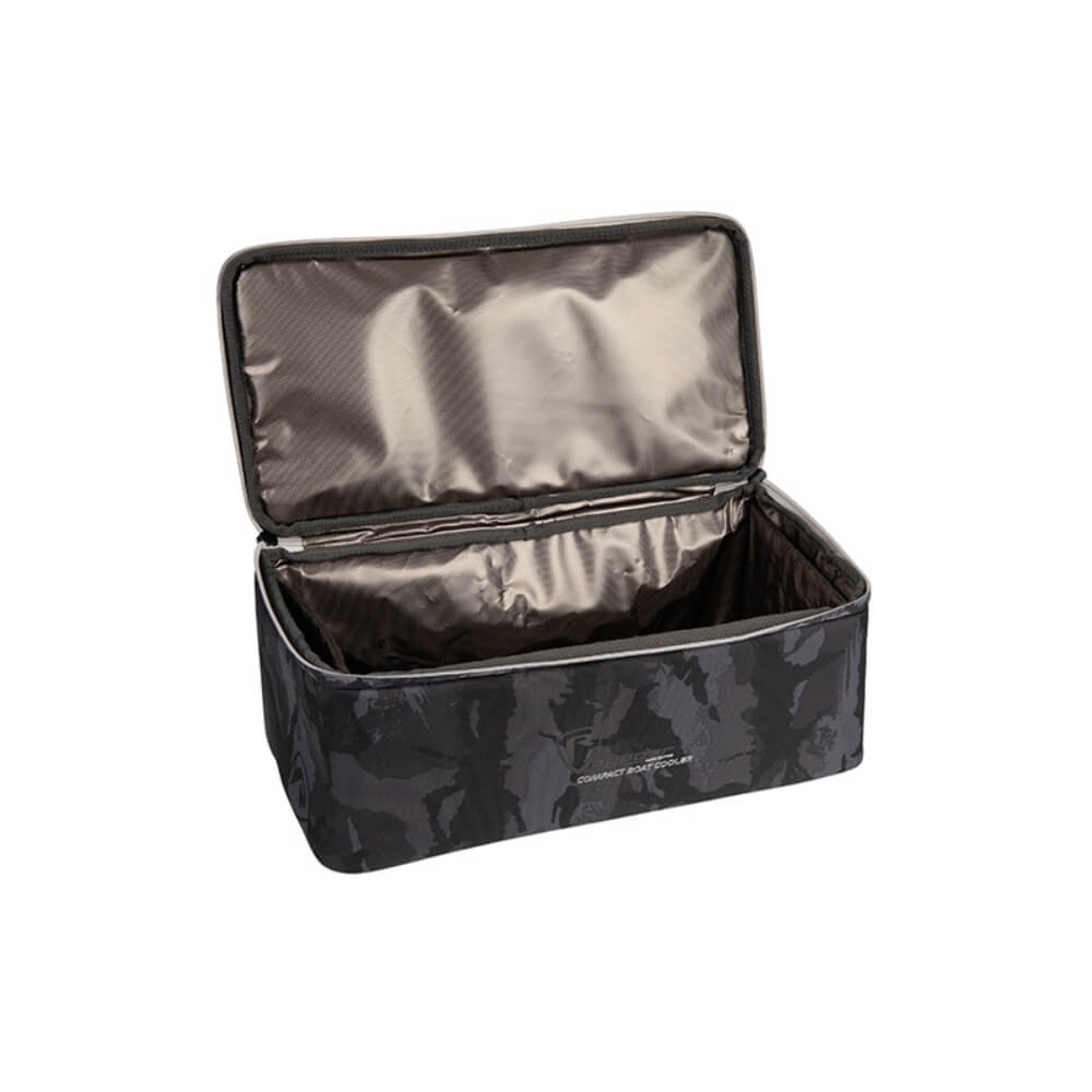 Fox Rage Voyager Camo Compact Boat Cooler Open