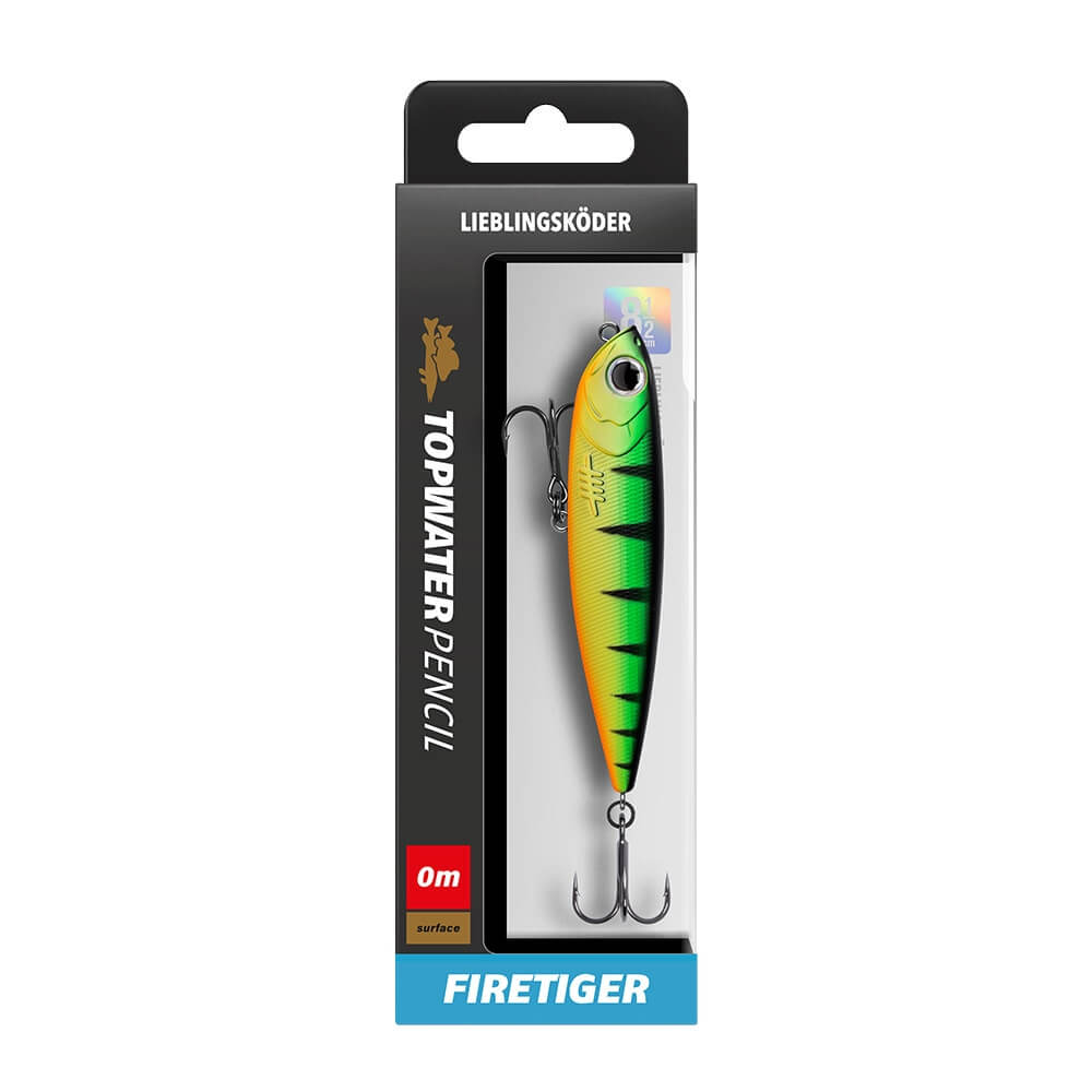 Lieblingsköder Topwater Pencil Firetiger
