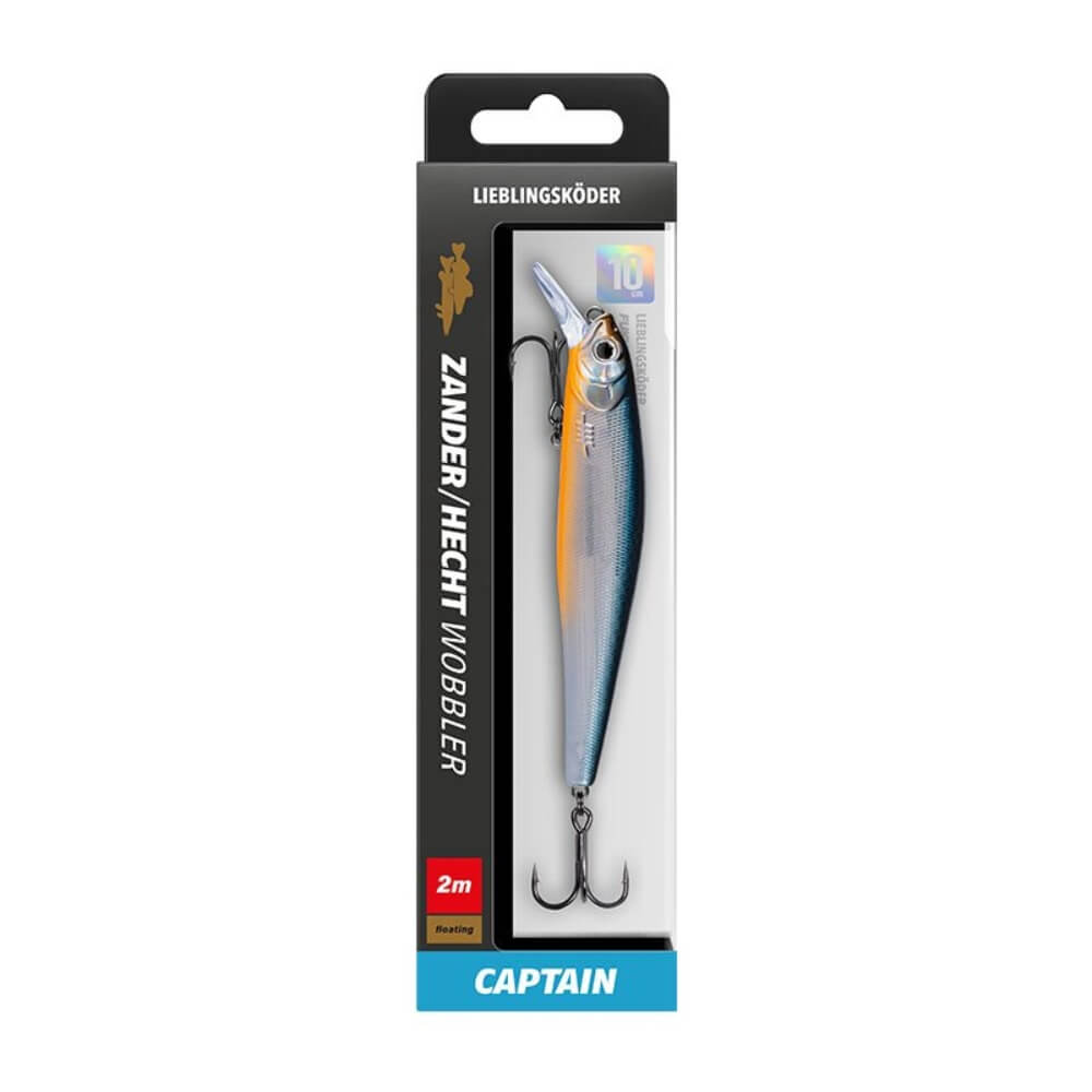 Lieblingsköder Zander/Hecht-Wobbler [ZH 100 F2] Captain