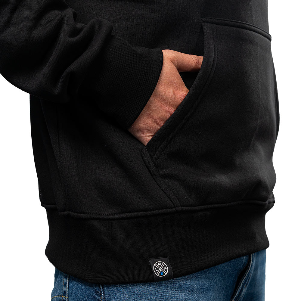 LMAB National Fishing League - Italy (Hoodie) S / M / L / XL / XXL / 4XL Detail Tasche und Logo
