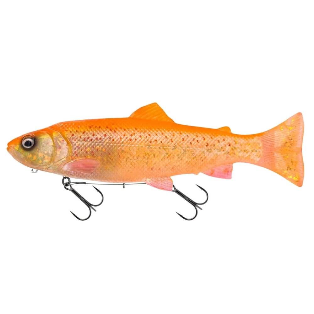 Savage Gear 3D Line Thru Pulsetail Trout 16 cm / 20 cm / 25 cm Clear Golden Albino