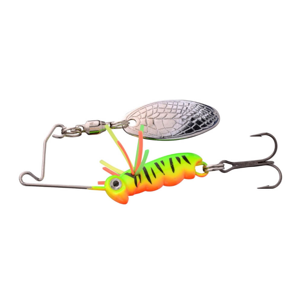 Spro Larva Micro Spinnerbait 4 cm / 7 g / Drillingshaken Firetiger