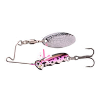 Bewertung von Evelyn-Maria für das Produkt Larva Micro Spinnerbait 4 cm | 7 g | Drillingshaken Rainbow Trout