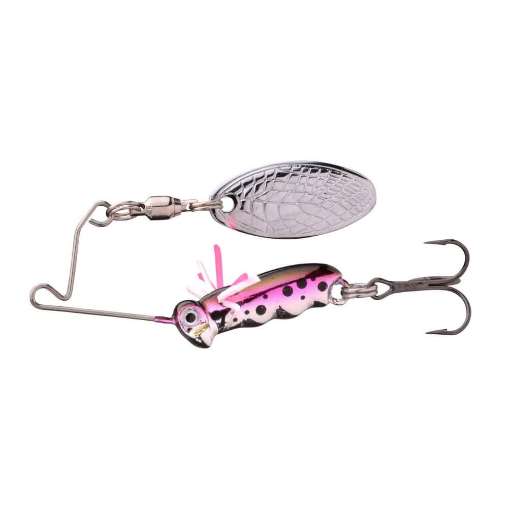 Spro Larva Micro Spinnerbait 4 cm / 7 g / Drillingshaken Rainbow Trout