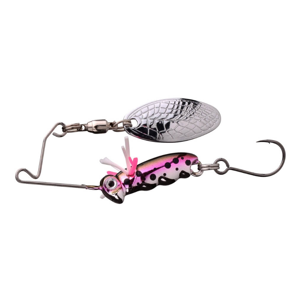Spro Larva Micro Spinnerbait 4 cm / 7 g / Einzelhaken Rainbow Trout