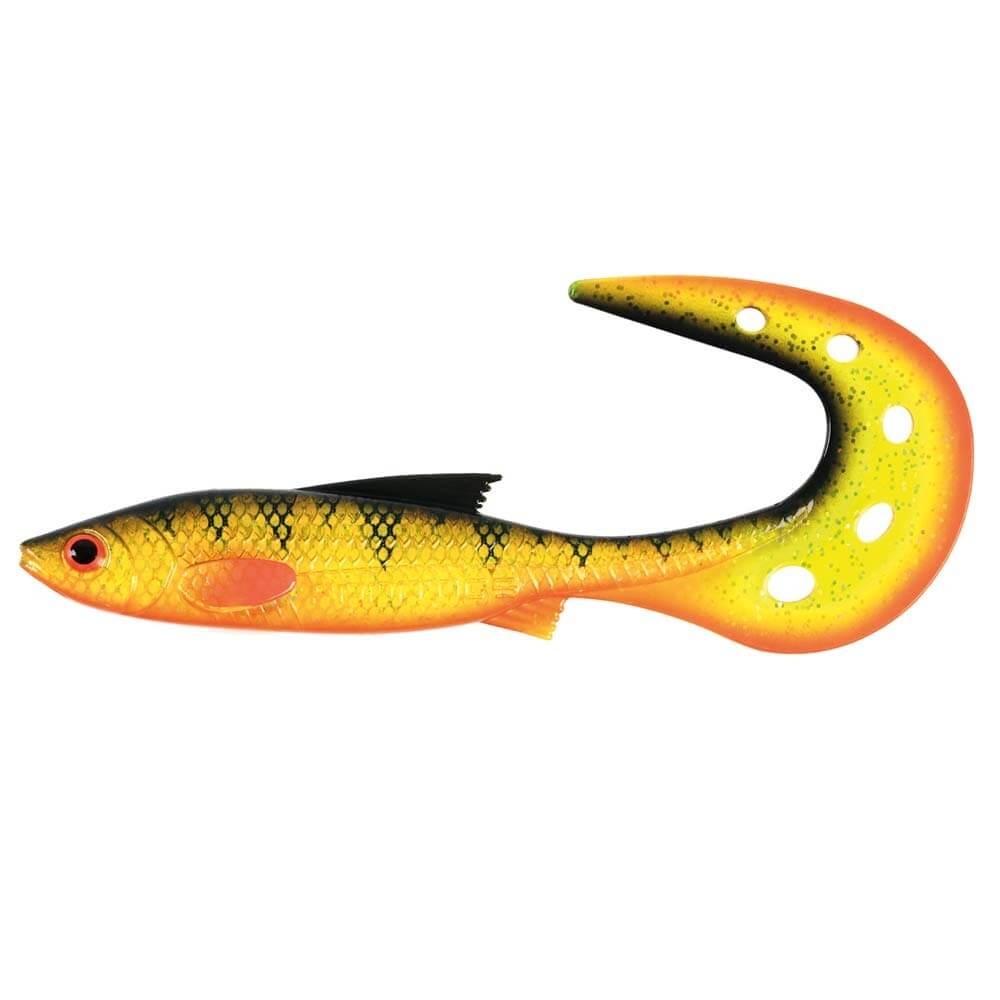 Stucki Fishing Real Rider Curly Tail Orange Perch